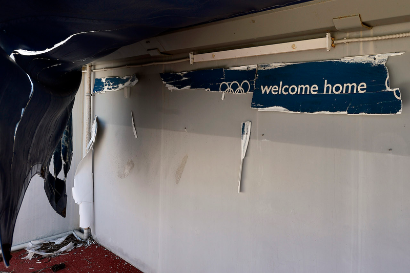 Illustration for article titled The Desolate State of Athens Olympic Venues 10 Years Later